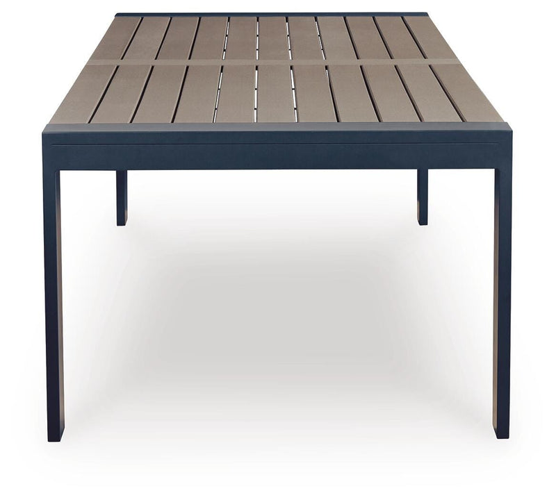 East Beach Navy Blue/Driftwood Outdoor Dining Table - PCP587-625