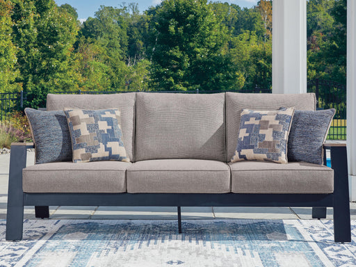 East Beach Navy Blue/Driftwood Outdoor Sofa with Cushion - PCP587-838