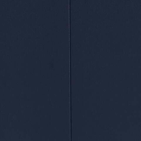 East Beach Outdoor Dining Table and 6 Chairs in Navy Blue/Driftwood - PKG024592
