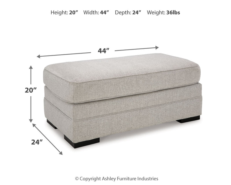 Eastonbridge Chair and Ottoman in Shadow - PKG018532