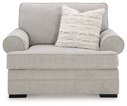 Eastonbridge Chair and Ottoman in Shadow - PKG018532