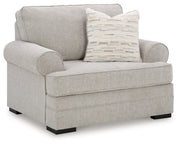 Eastonbridge Chair and Ottoman in Shadow - PKG018532