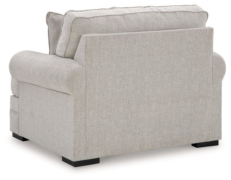 Eastonbridge Chair and Ottoman in Shadow - PKG018532