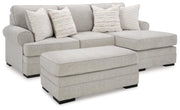 Eastonbridge Sofa Chaise and Ottoman - 56603U4