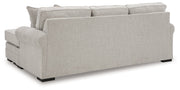 Eastonbridge Sofa Chaise, Chair, and Ottoman in Shadow - PKG018533