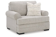 Eastonbridge Sofa Chaise, Oversized Chair, and Ottoman - Gate FurnitureSectional