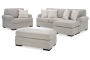 Eastonbridge Sofa Chaise, Oversized Chair, and Ottoman - Gate FurnitureSectional