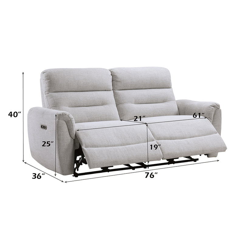 Eastre Power Motion Sofa w/USB Port - LV03585