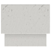 Ebby 2-piece Genuine Marble Top Nesting Coffee Tables White - 710740