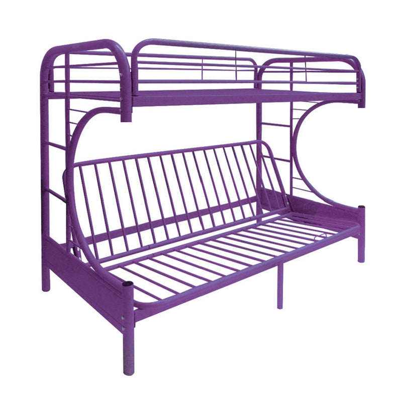 Eclipse Twin/Full Futon Bunk Bed - 02091W-PU