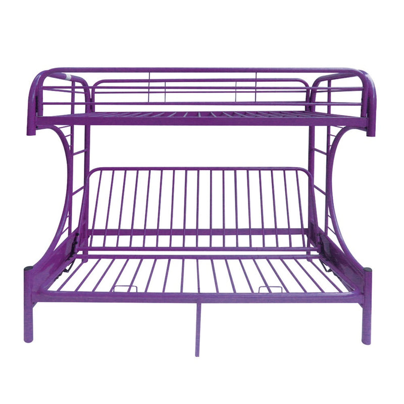 Eclipse Twin/Full Futon Bunk Bed - 02091W-PU