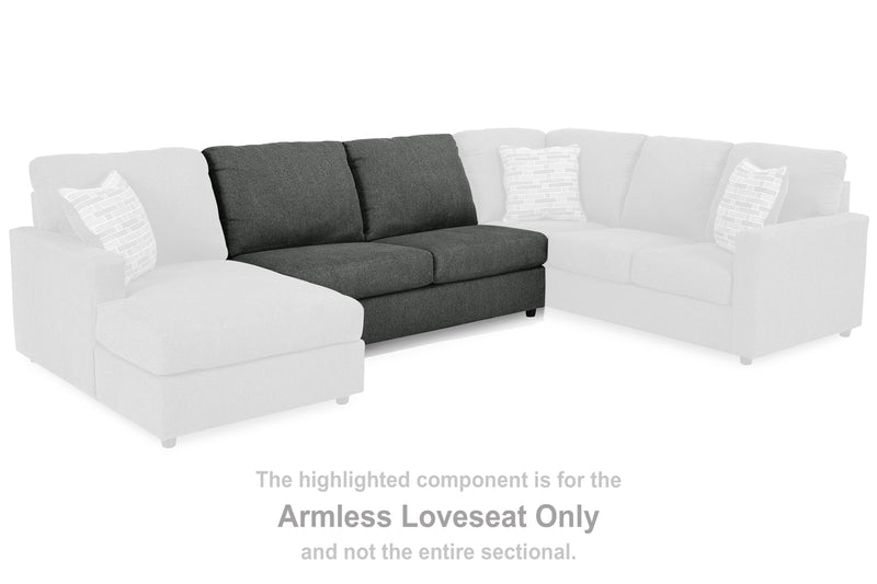 Edenfield Armless Loveseat - 2900334 - Gate Furniture