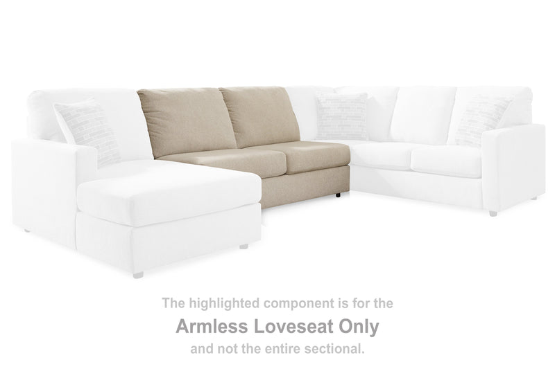 Edenfield Armless Loveseat - 2900434 - Gate Furniture