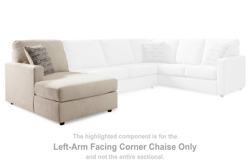 Edenfield Left-Arm Facing Corner Chaise - 2900416 - Gate Furniture