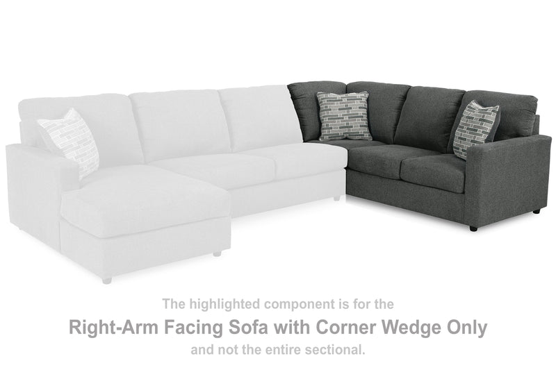 Edenfield Right-Arm Facing Sofa with Corner Wedge - 2900349 - Gate Furniture
