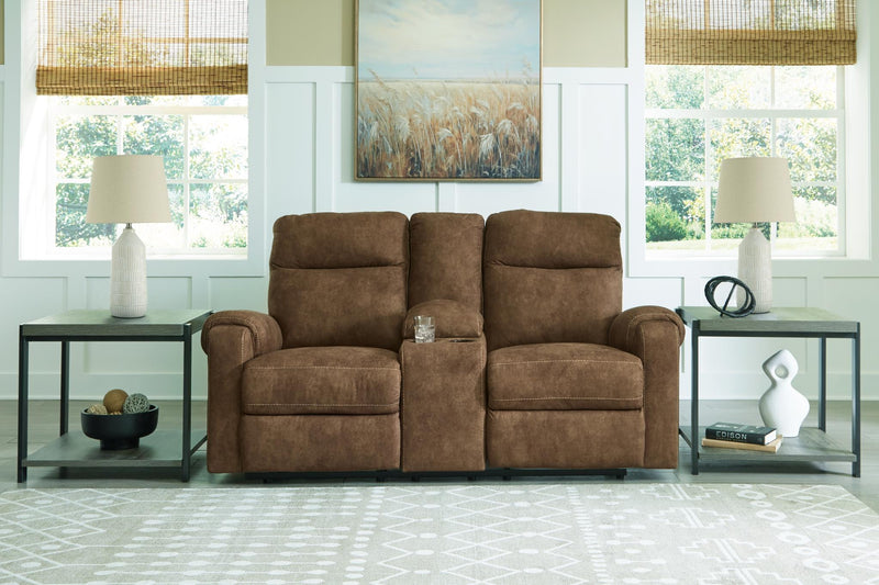 Edenwold DBL REC LOVESEAT W/CONSOLE - 1380594