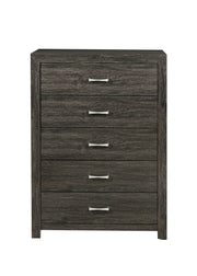 Edina Dark Gray Panel Bedroom Set - Gate FurnitureBedroom Set