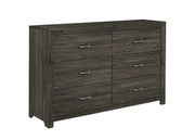 Edina Dark Gray Panel Bedroom Set - Gate FurnitureBedroom Set