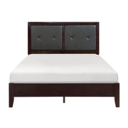 Edina Espresso Upholstered Panel Bedroom Set - Gate FurnitureBedroom Set