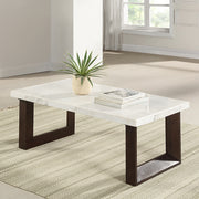 Edwyn Coffee Table w/Marble Top - LV03205