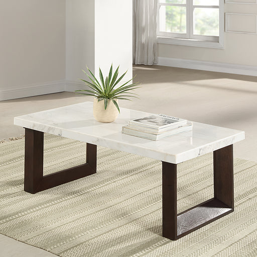 Edwyn Coffee Table w/Marble Top - LV03205