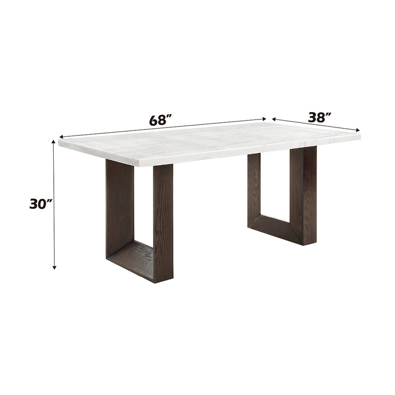 Edwyn Dining Table w/Marble Top - DN03195