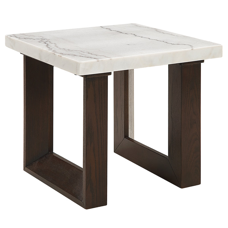 Edwyn End Table w/Marble Top - LV03206