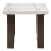 Edwyn End Table w/Marble Top - LV03206