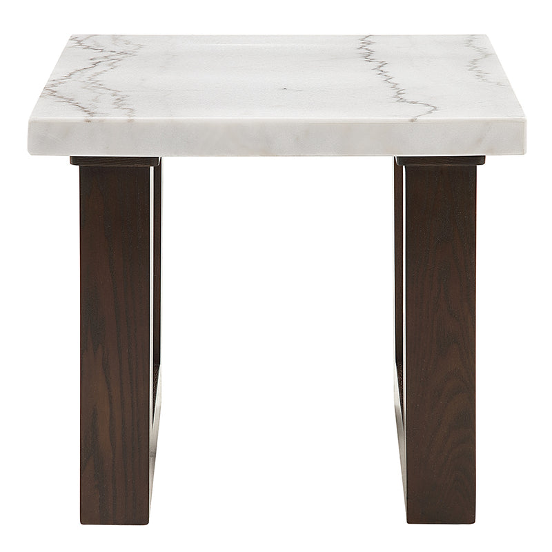 Edwyn End Table w/Marble Top - LV03206