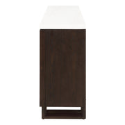 Edwyn Server w/Natural Marble Top & Fireplace - DN03199
