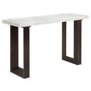 Edwyn Sofa Table w/Marble Top - LV03207