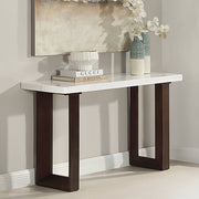 Edwyn Sofa Table w/Marble Top - LV03207