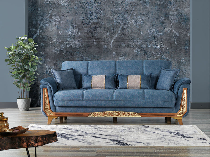 Efes 3-pieces (Sofa & Loveseat & Chair) Livingroom in Beige - Anthracite - 200-ELIF-EFE-E167-321