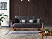 Efes 3-pieces (Sofa & Loveseat & Chair) Livingroom in Blue - 200-ELIF-EFE-E166-321