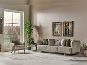 Efes Mum 4-pieces (2 Sofa & 2 Chair) Livingroom in Beige - 200-MUM-EFE-3311