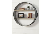Eirny Antique Gray/Natural Wall Shelf - Gate FurnitureWall Decor