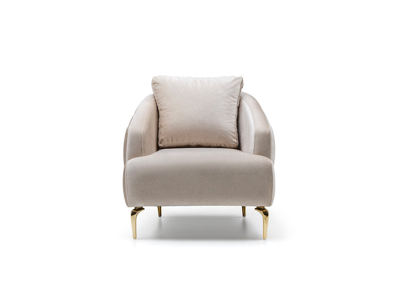 Elano  3-pieces (Sofa & Loveseat & Chair) Livingroom Set in Cream - 200-ST-ELA-TURKO276-321
