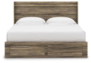 Elbrim Brown King Panel Storage Bed, Dresser and Nightstand - PCB2005B24