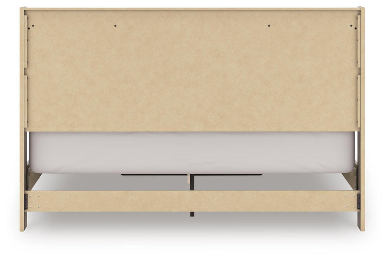 Elbrim Brown King Panel Storage Bed, Dresser and Nightstand - PCB2005B24