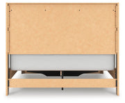 Elbrim Brown Queen Panel Storage Bed, Dresser and Nightstand - PCB2005B12