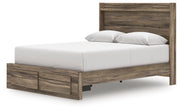 Elbrim Brown Queen Panel Storage Bed - PCB2005B4