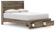 Elbrim Brown Queen Panel Storage Bed - PCB2005B4