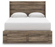 Elbrim Brown Queen Panel Storage Bed - PCB2005B4