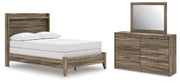 Elbrim Full Panel Bed, Dresser and Mirror - PCB2005B9