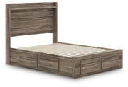 Elbrim Full Panel Storage Bed, Dresser and Mirror - PCB2005B18