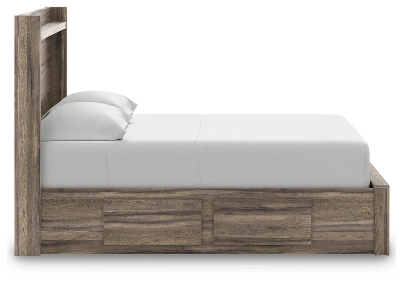Elbrim Full Panel Storage Bed, Dresser and Mirror - PCB2005B18