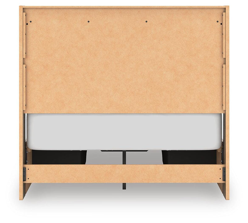 Elbrim Full Panel Storage Bed, Dresser and Mirror - PCB2005B18