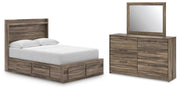 Elbrim Full Panel Storage Bed, Dresser and Mirror - PCB2005B18