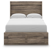 Elbrim Full Panel Storage Bed, Dresser and Mirror - PCB2005B18