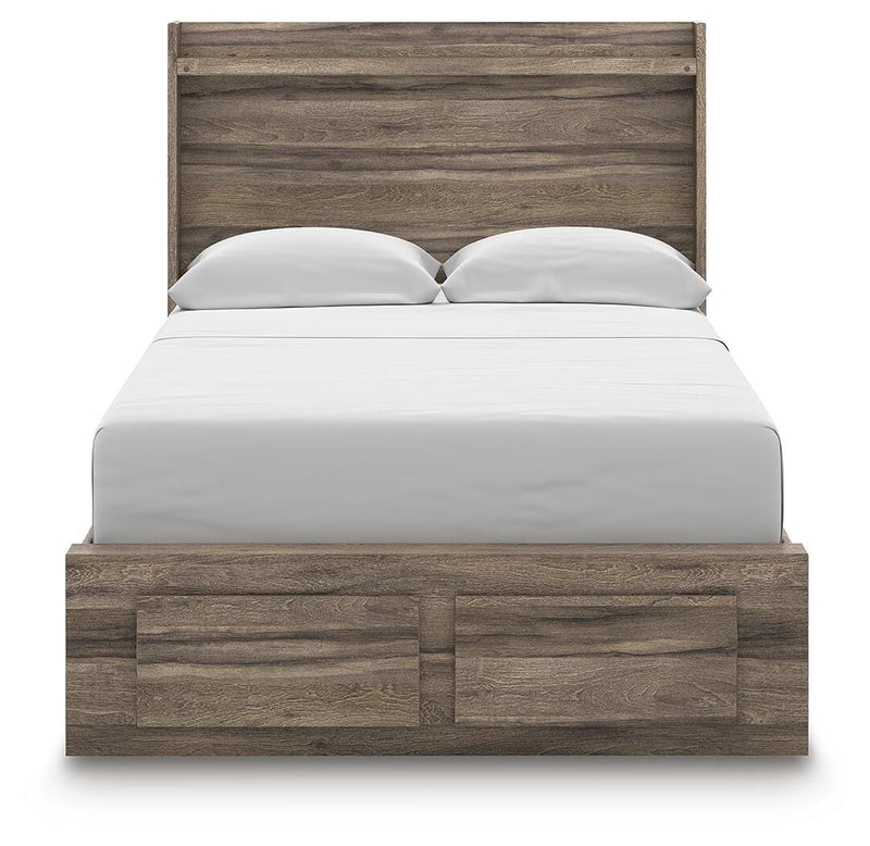 Elbrim Full Panel Storage Bed, Dresser and Mirror - PCB2005B18